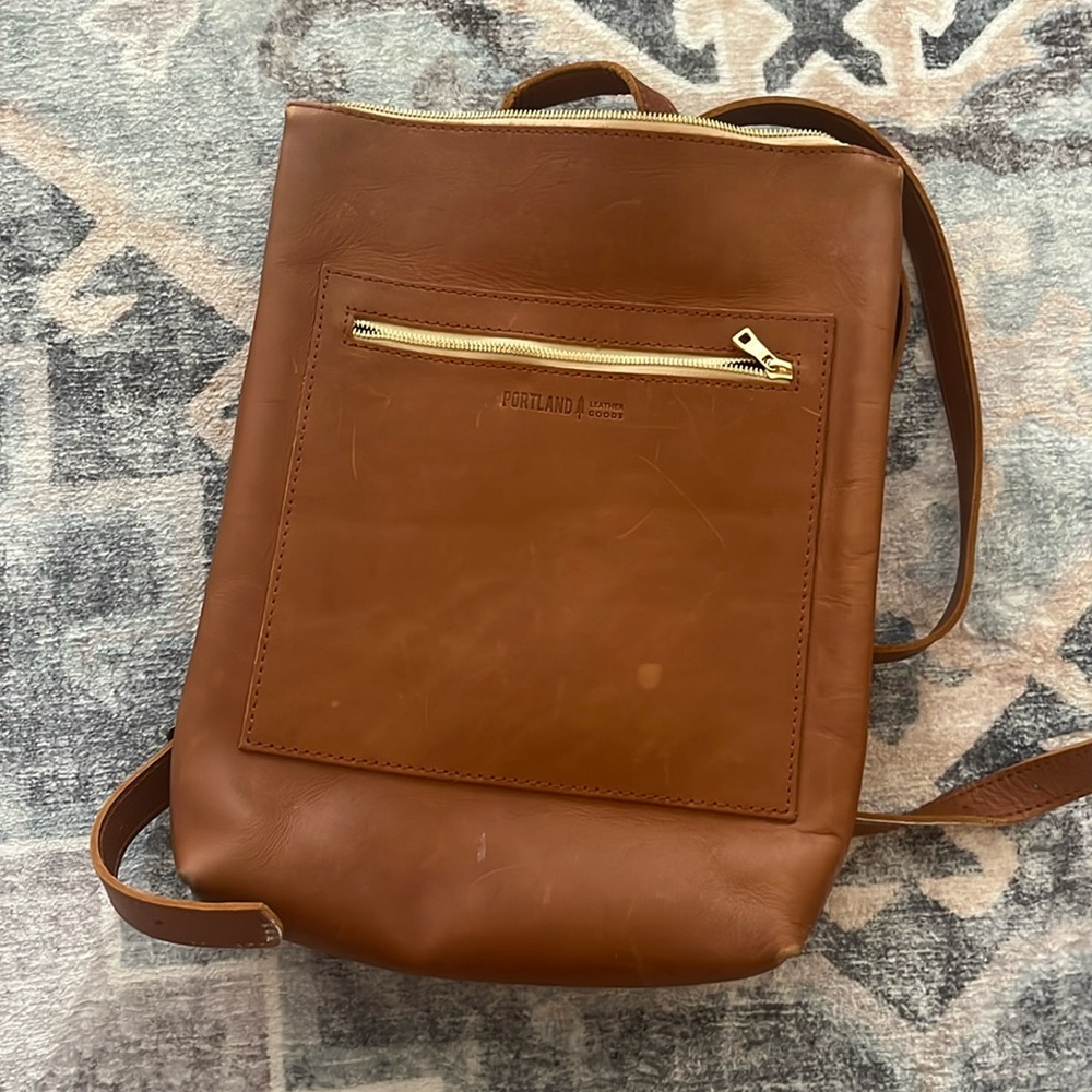 “Almost Perfect” Laptop Backpack Cognac
